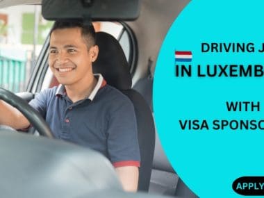 Driving jobs in Luxembourg with visa sponsorship