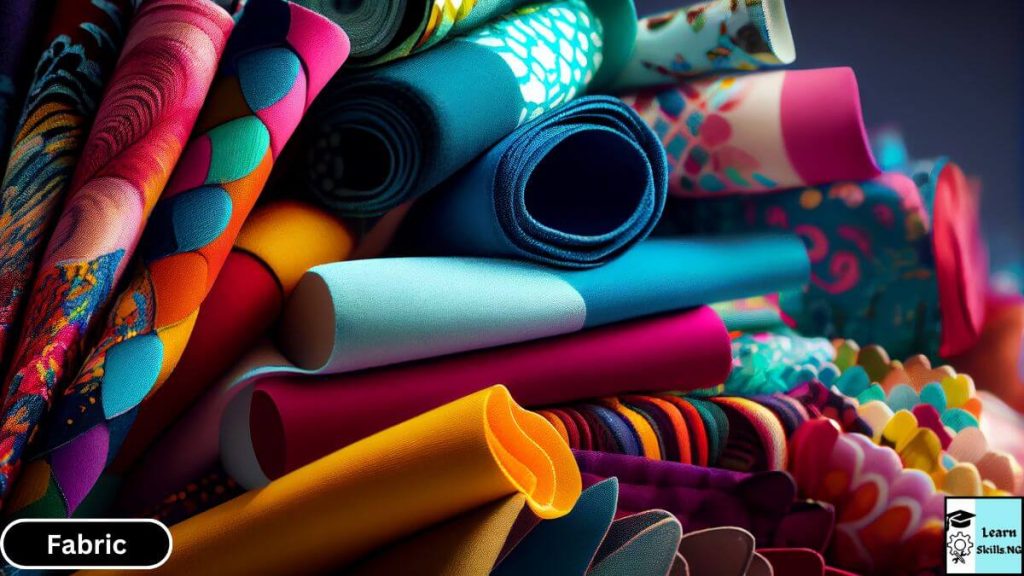 image of different fabrics