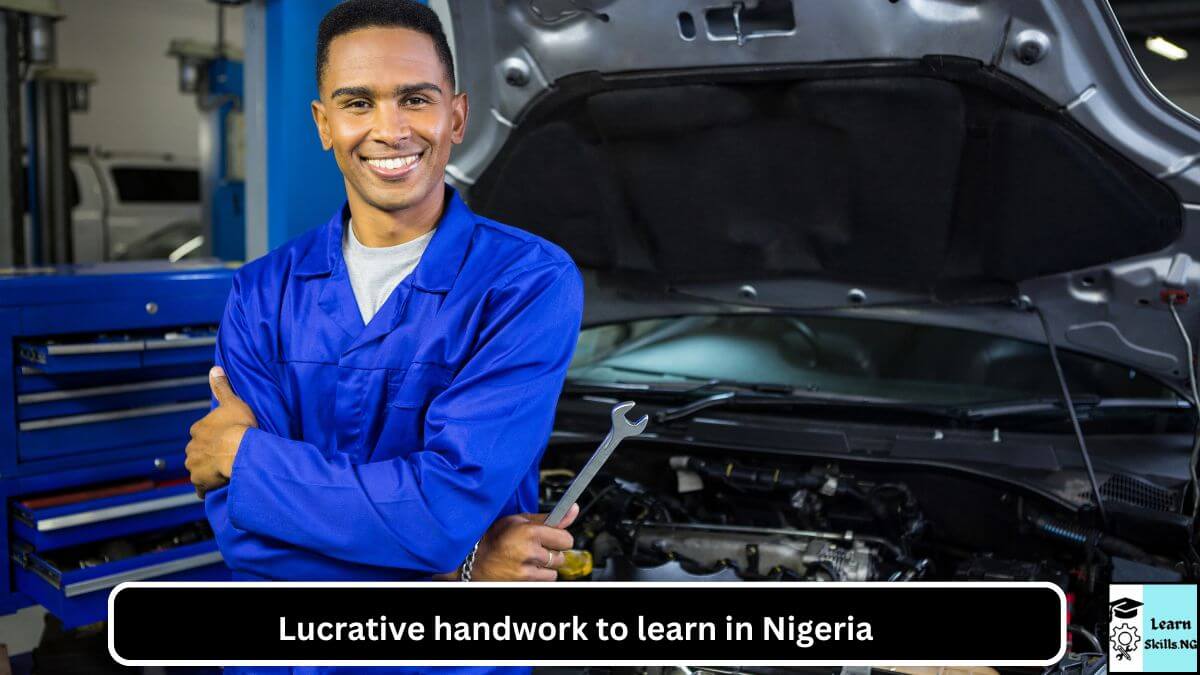 Image of a young mechanic smiling