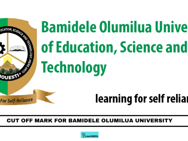 CUT OFF MARK FOR BAMIDELE OLUMILUA UNIVERSITY